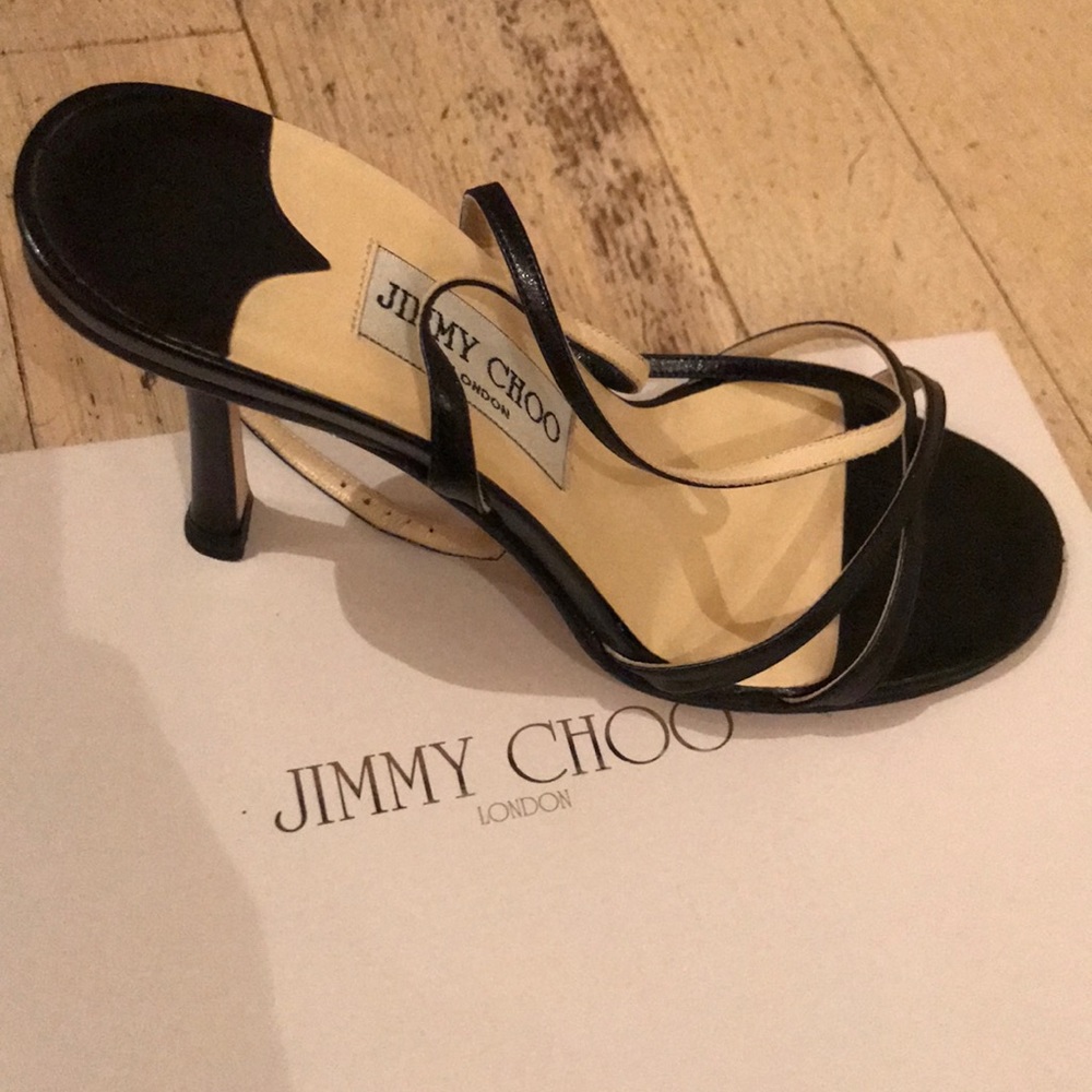 Black Jimmy Choo stilettos size 36 (5.5-6 in women